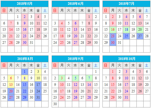 赤城自動車教習所の入校日